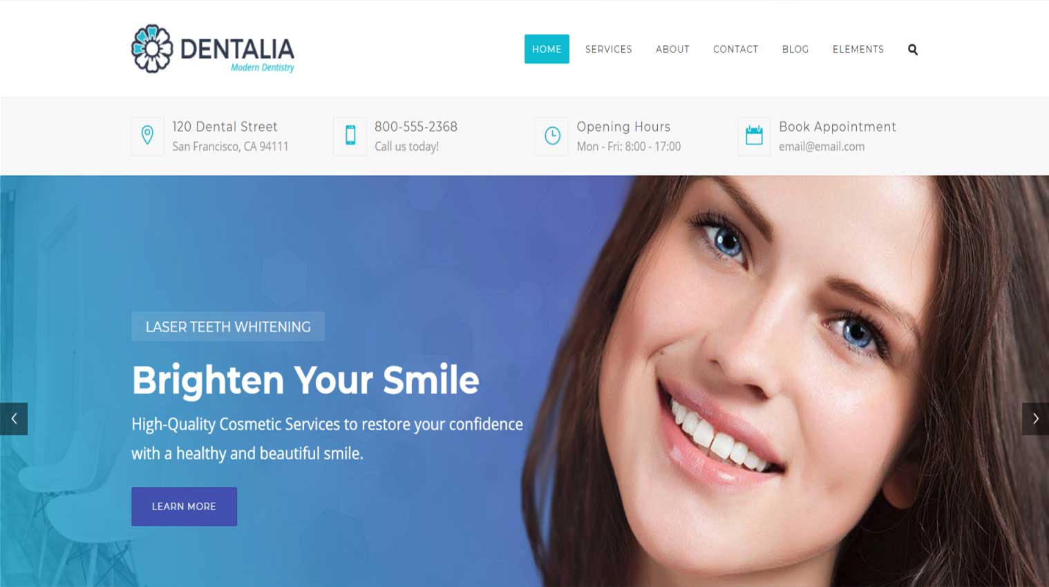 Dental Clinic Websites 7