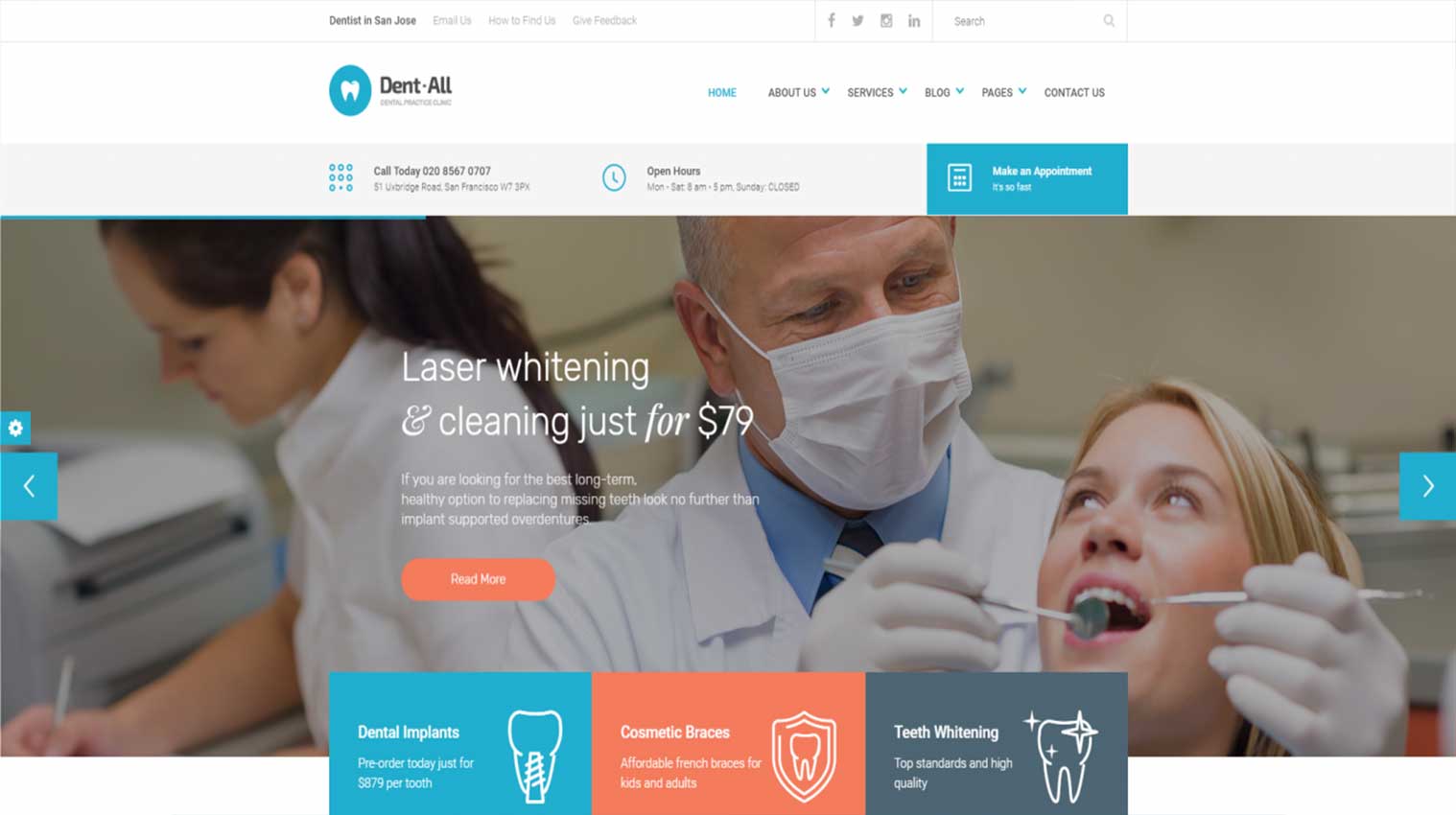 Dental Clinic Websites 8
