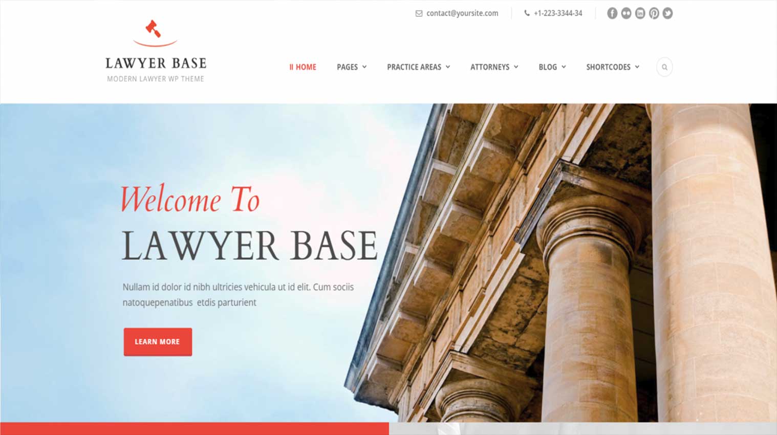 Lawyer Website Template 4