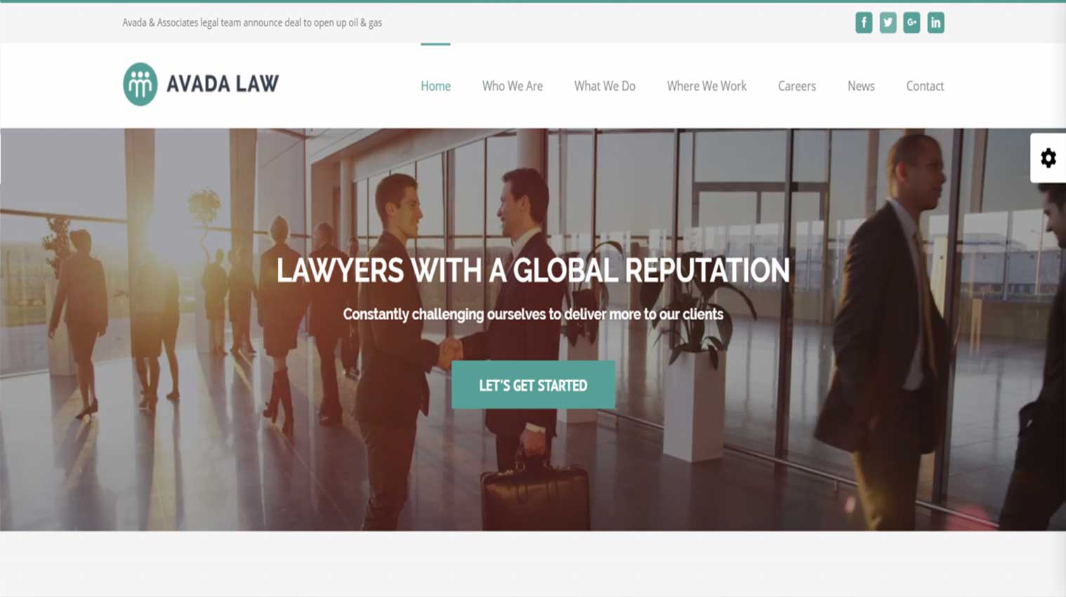 Lawyer Website Template 9