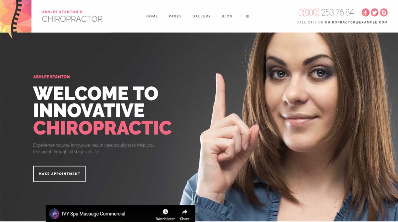 chiropractic websites 3